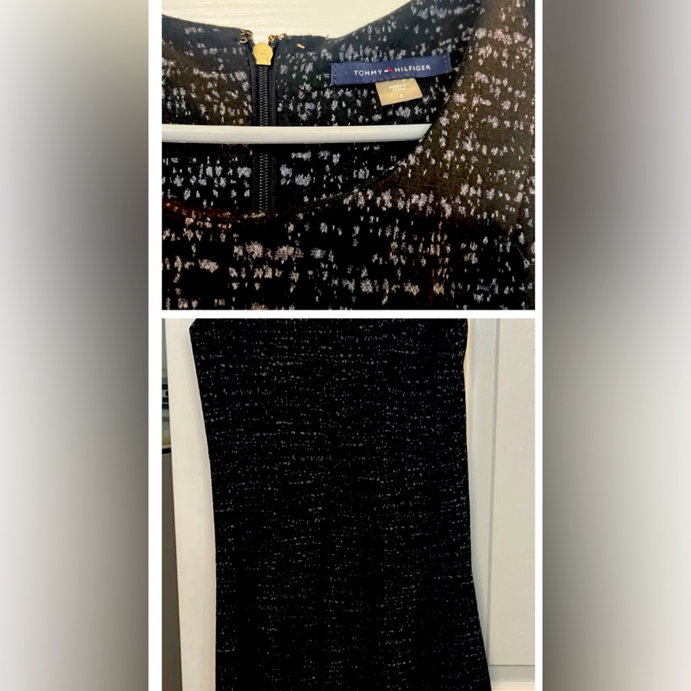 Tommy Hilfiger Black and White Midi Skirt